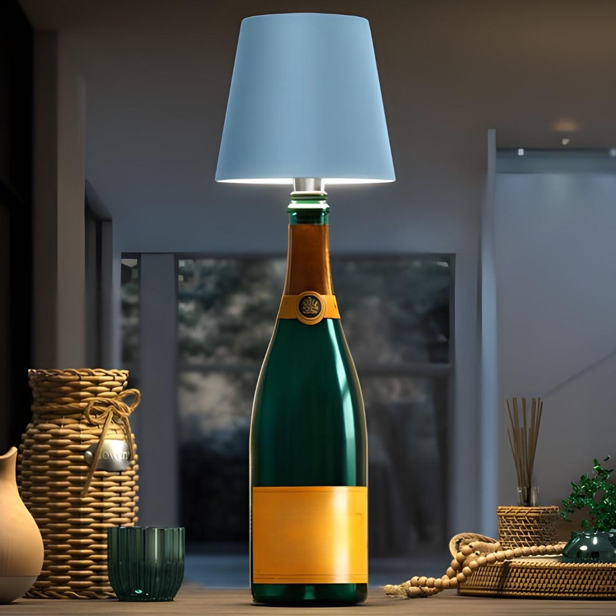 Bottle Lamp With Cordless Battery Operated Design