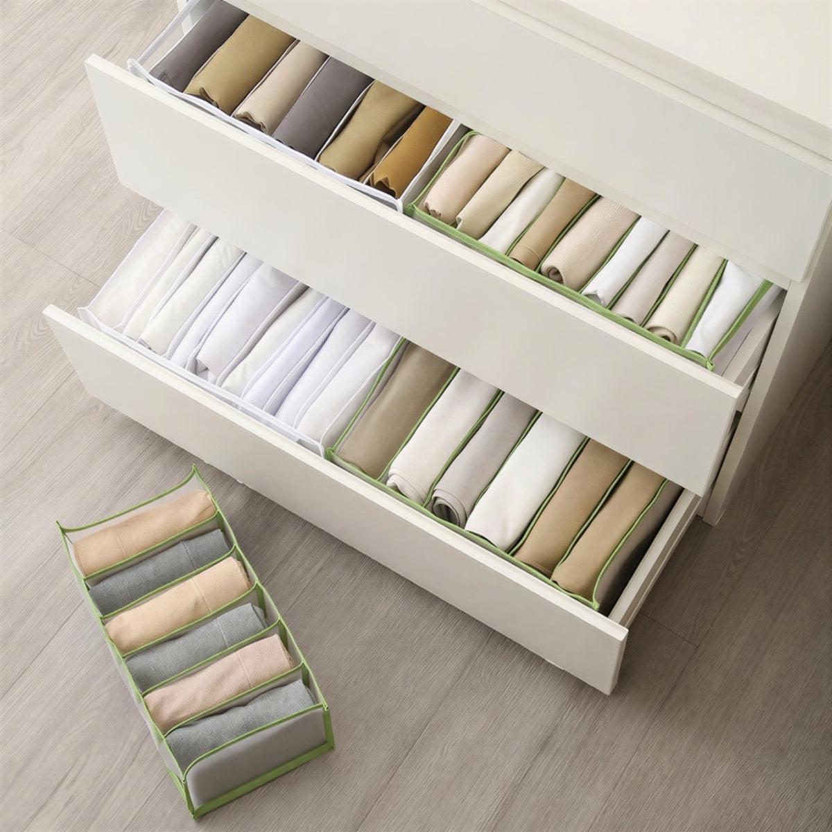 Closet Drawer Organizer System For Neatly Organizing Clothes And Dressers