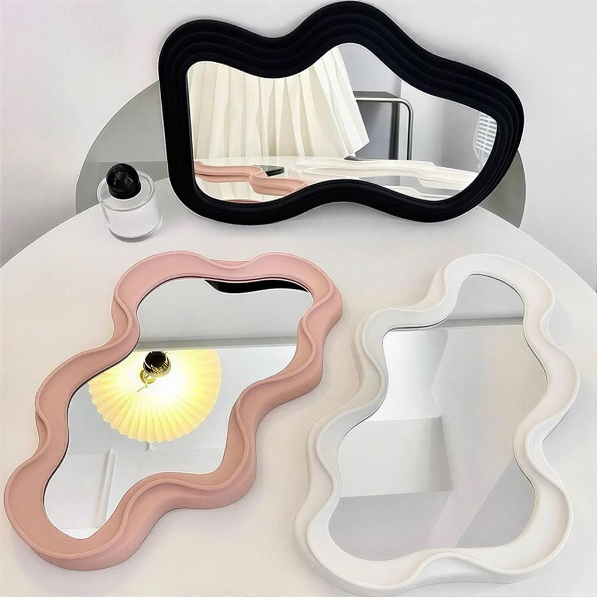 Cloud Shaped Wall Mounted Mirror for Decorative Accent