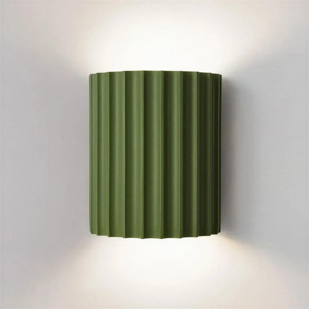 Curved Wall Lamp with Ambient Light and Rounded Shade