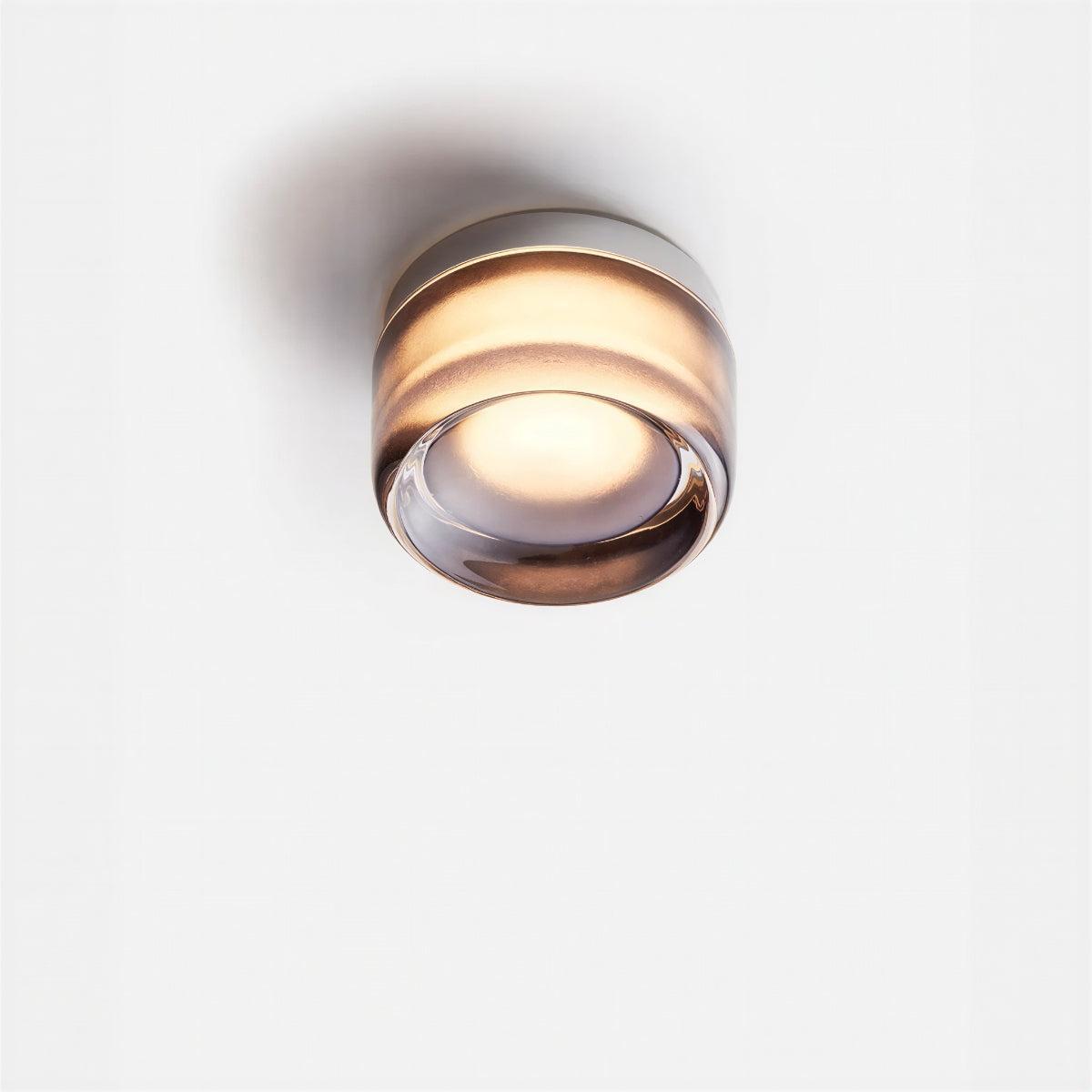 Dimple Wall Sconce Light With Ambient Glow and Round Design