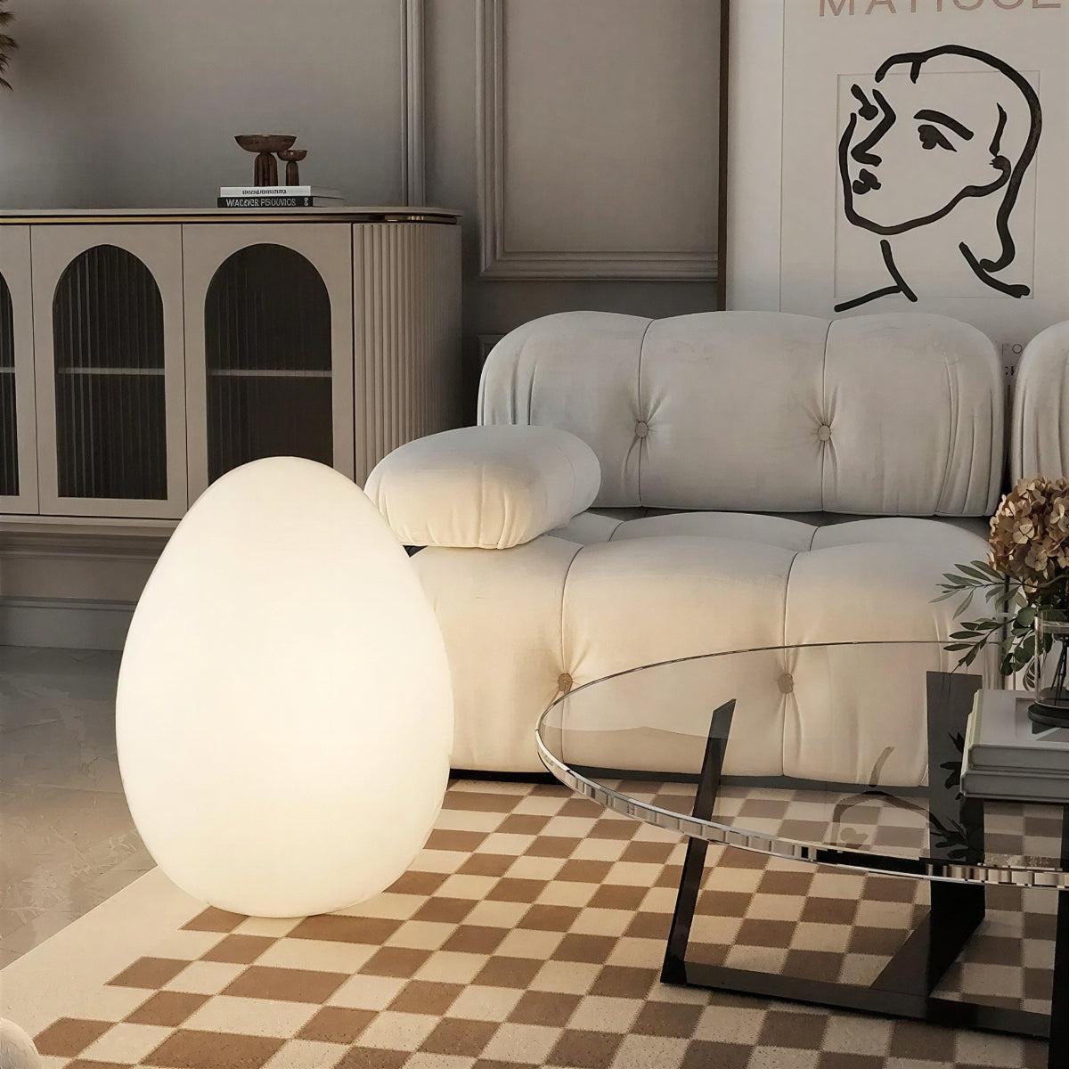 Floor Lamp with Egg Shape