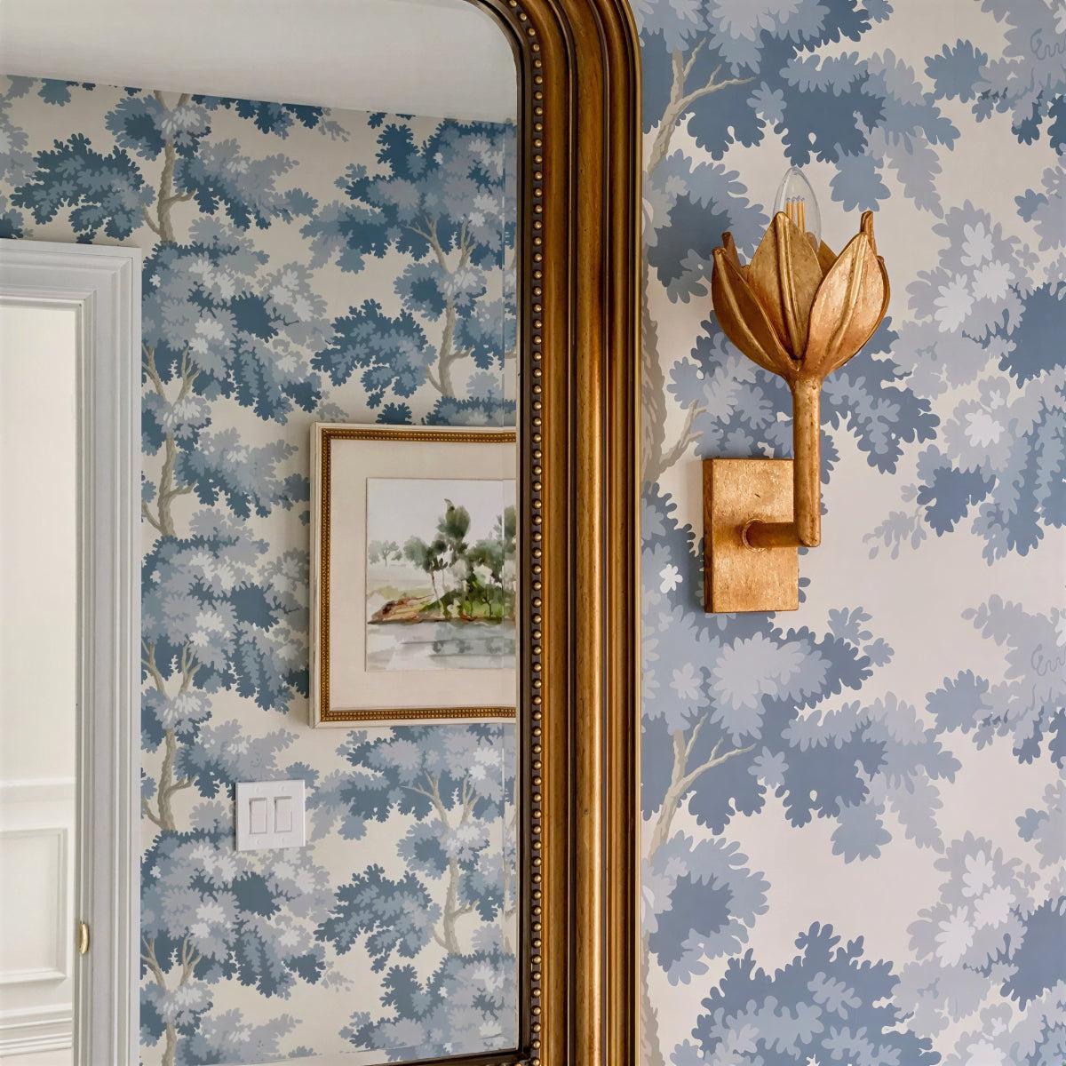 Flower Wall Sconce Light with Floral Design