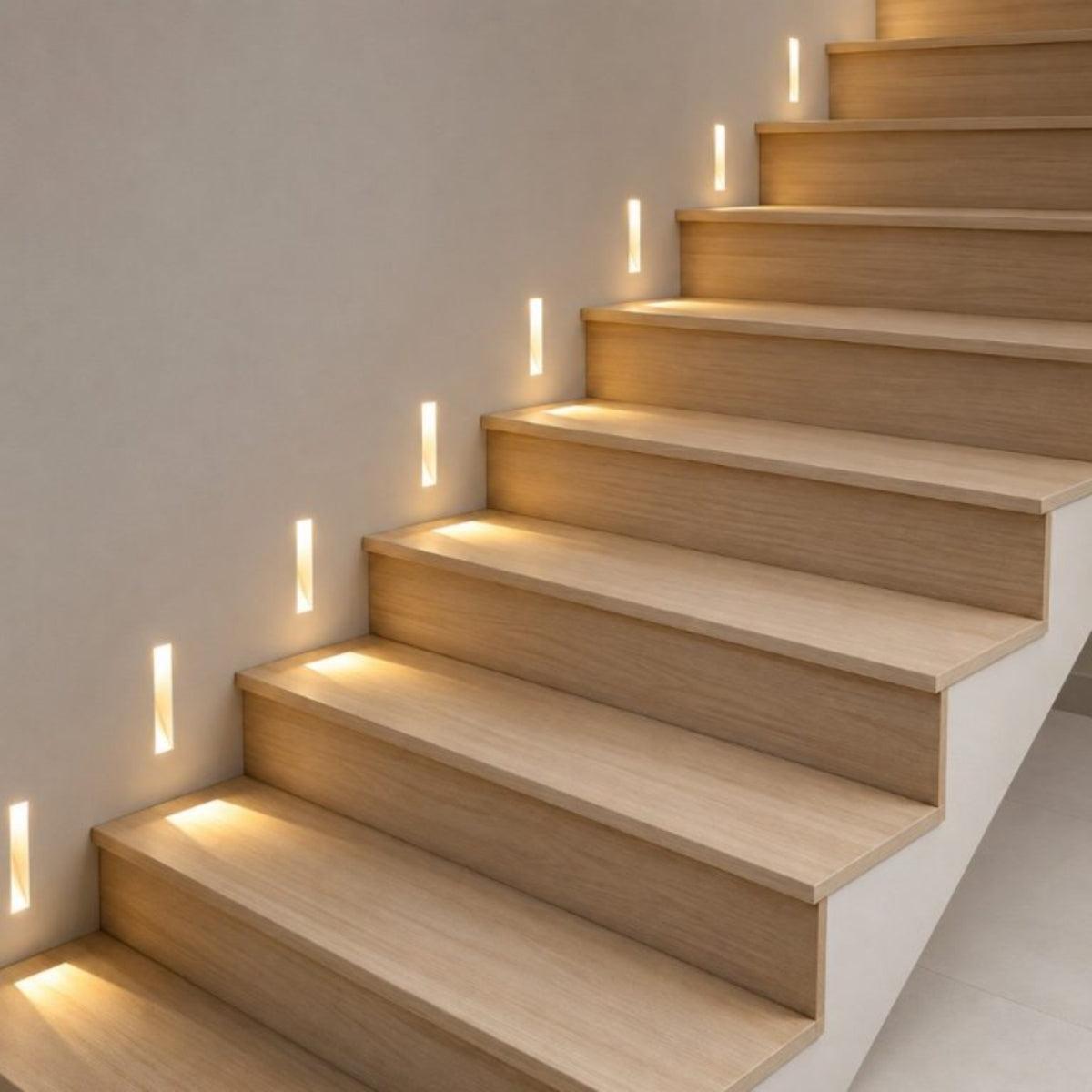 Frameless Recessed Stairwell Wall Light Fixtures