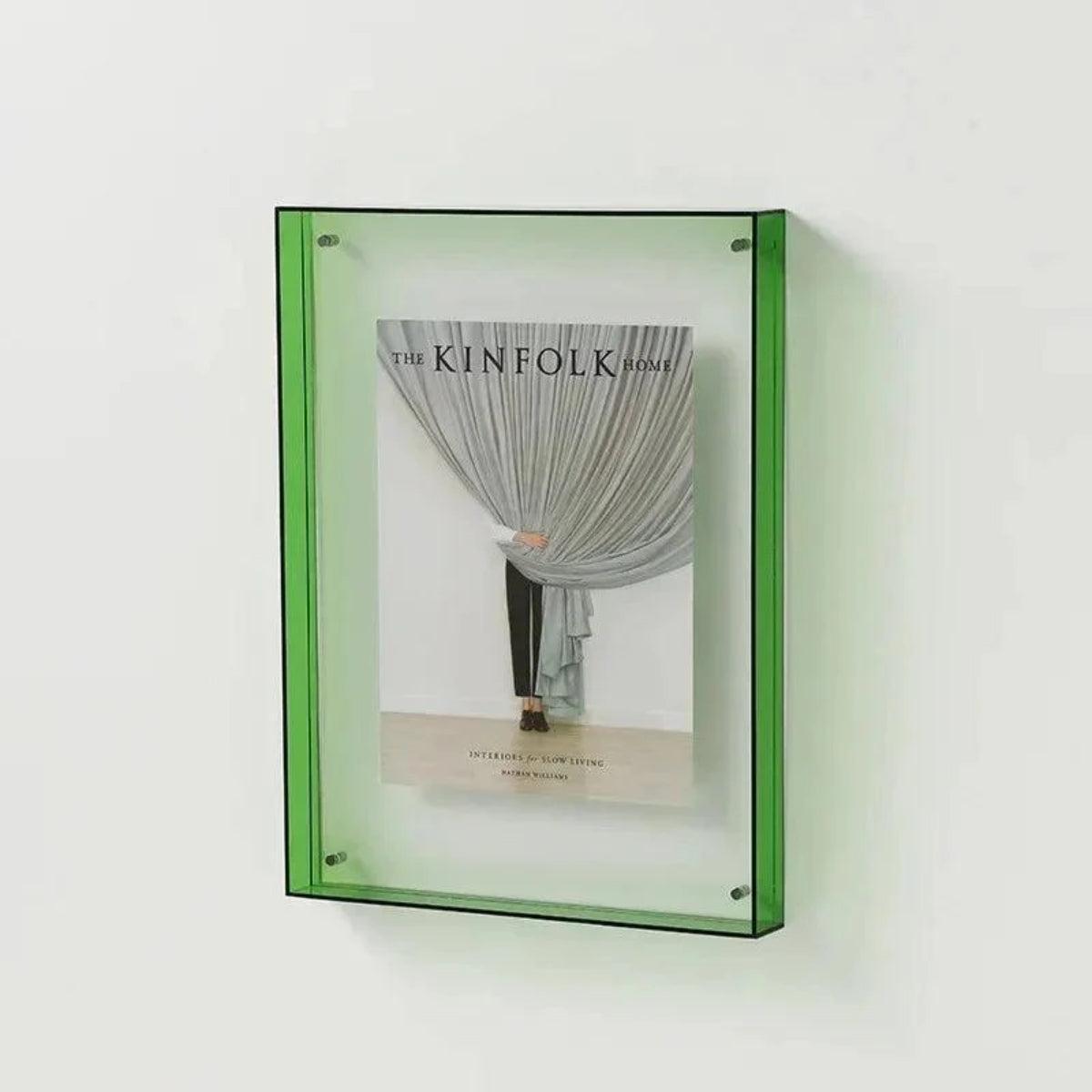 Gallery Wall Picture Frame Display With Vibrant Edge For Framed Photos And Posters