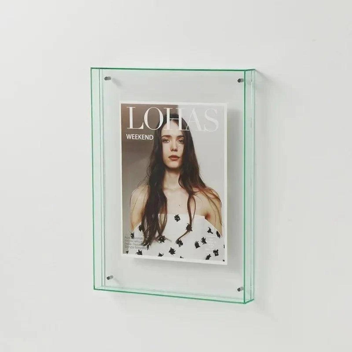 Gallery Wall Picture Frame Display With Vibrant Edge For Framed Photos And Posters