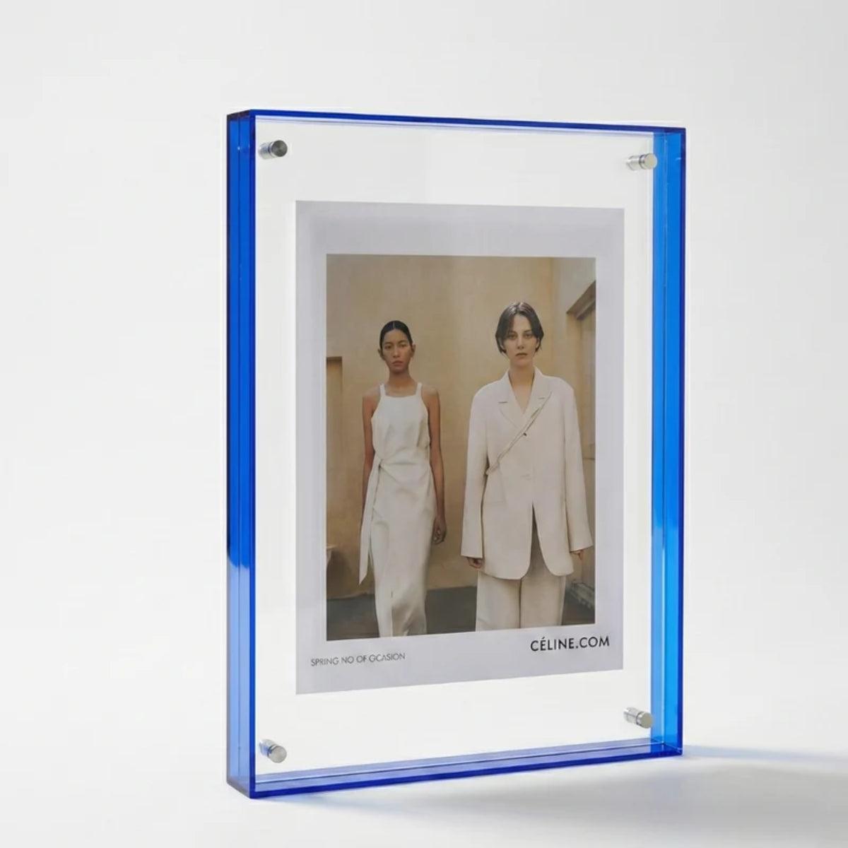 Gallery Wall Picture Frame Display With Vibrant Edge For Framed Photos And Posters
