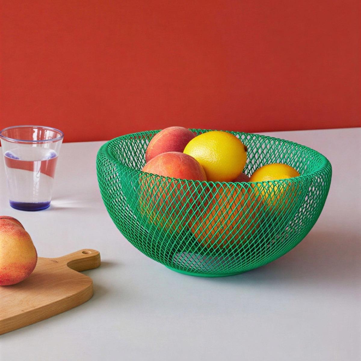 Kitchen Fruit Basket With Ventilated Double Walled Design