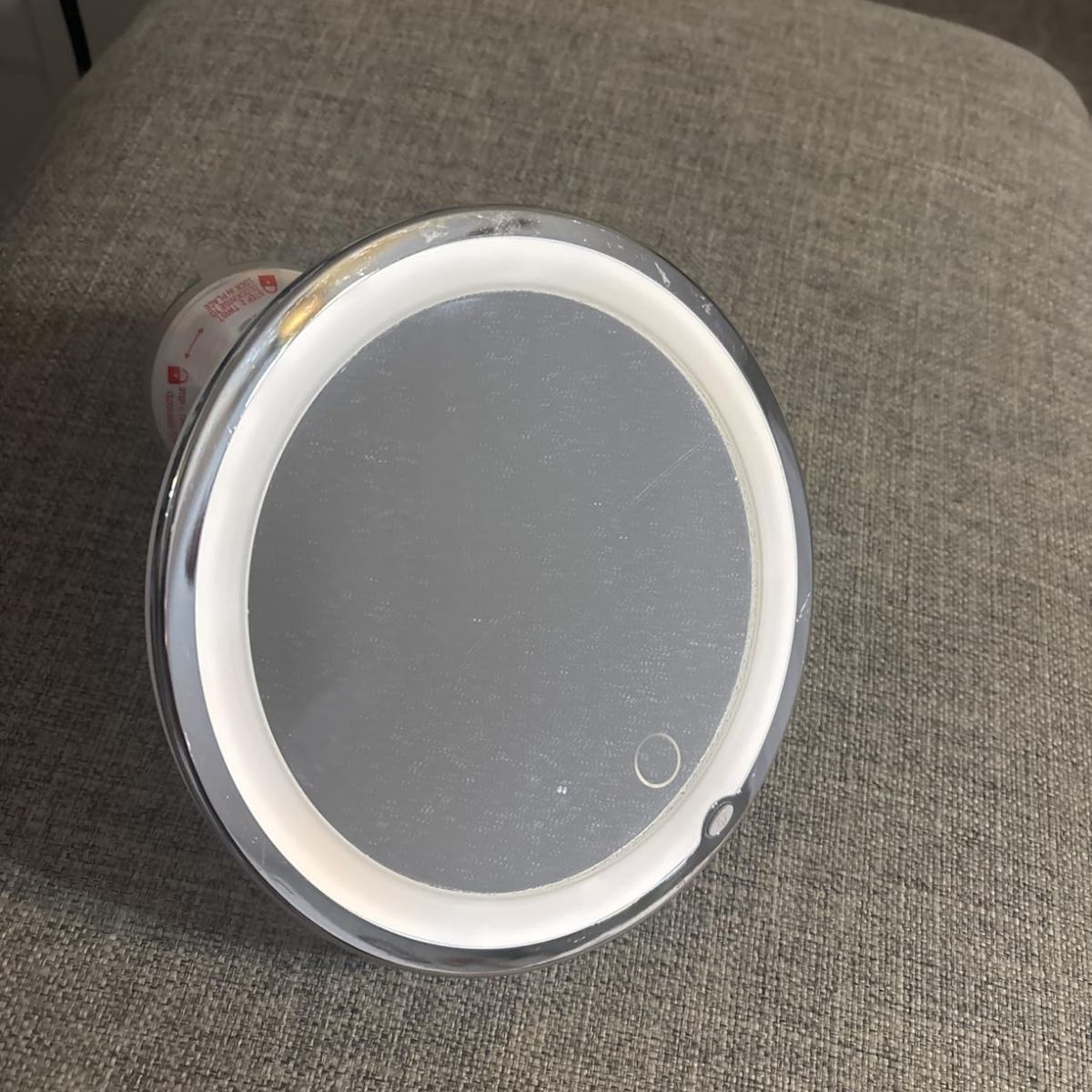 LED Illuminated Bathroom Vanity Mirror With 10x Magnification