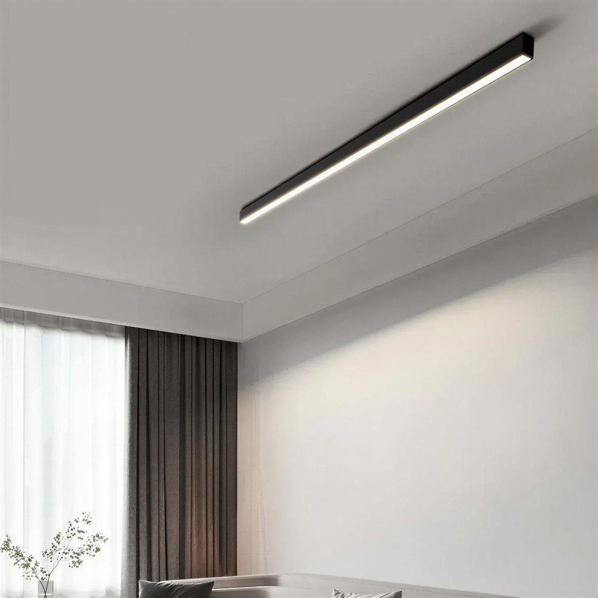 Linear Flush Mount Ceiling Light With Modern Design