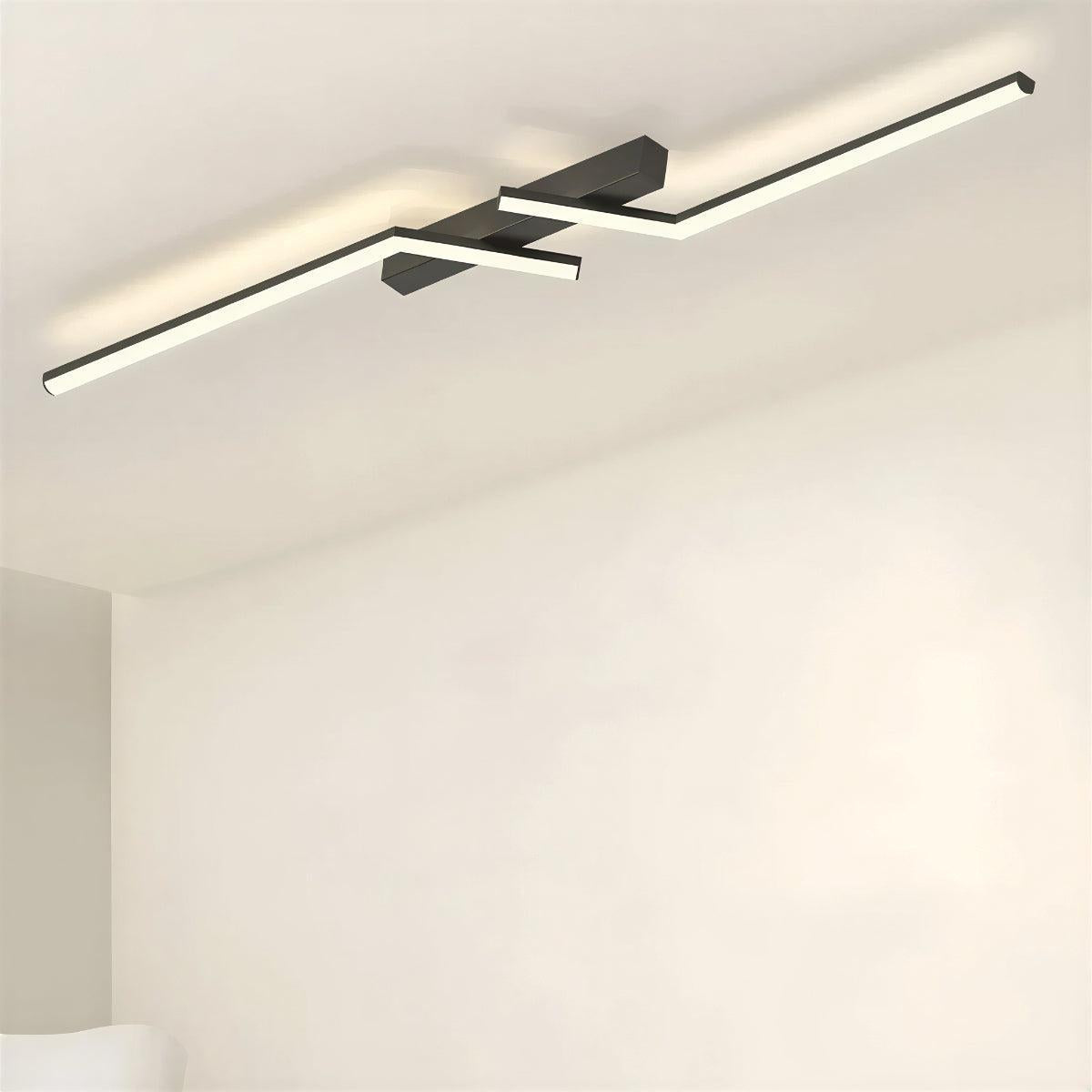 Minimalist Long Strip Ceiling Lighting for Modern Interiors