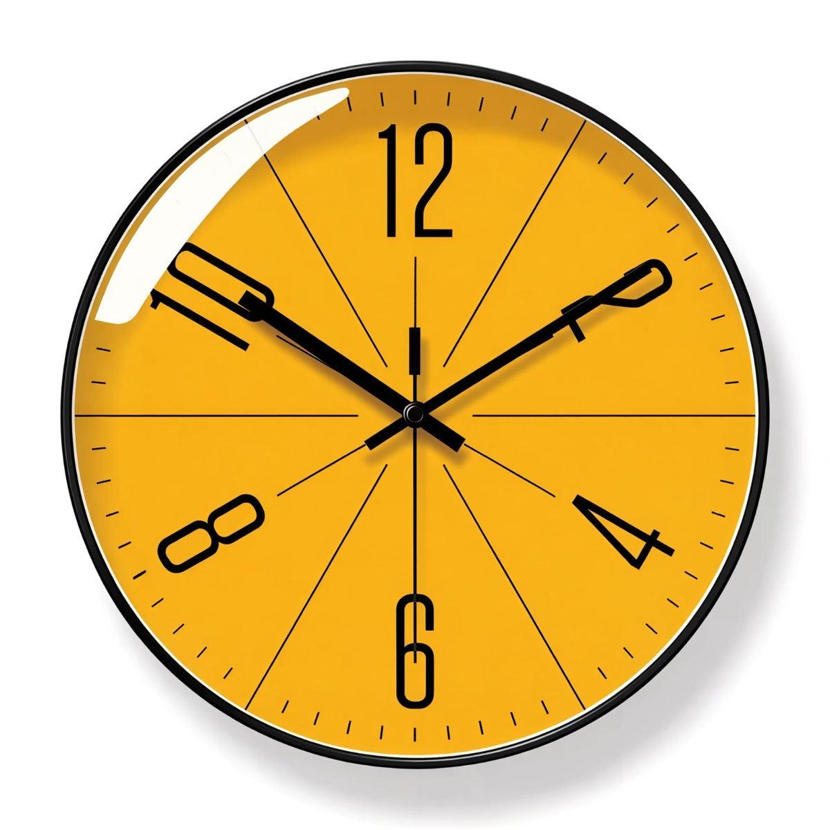 Minimalist Nordic Wall Clock With Silent Quartz Movement