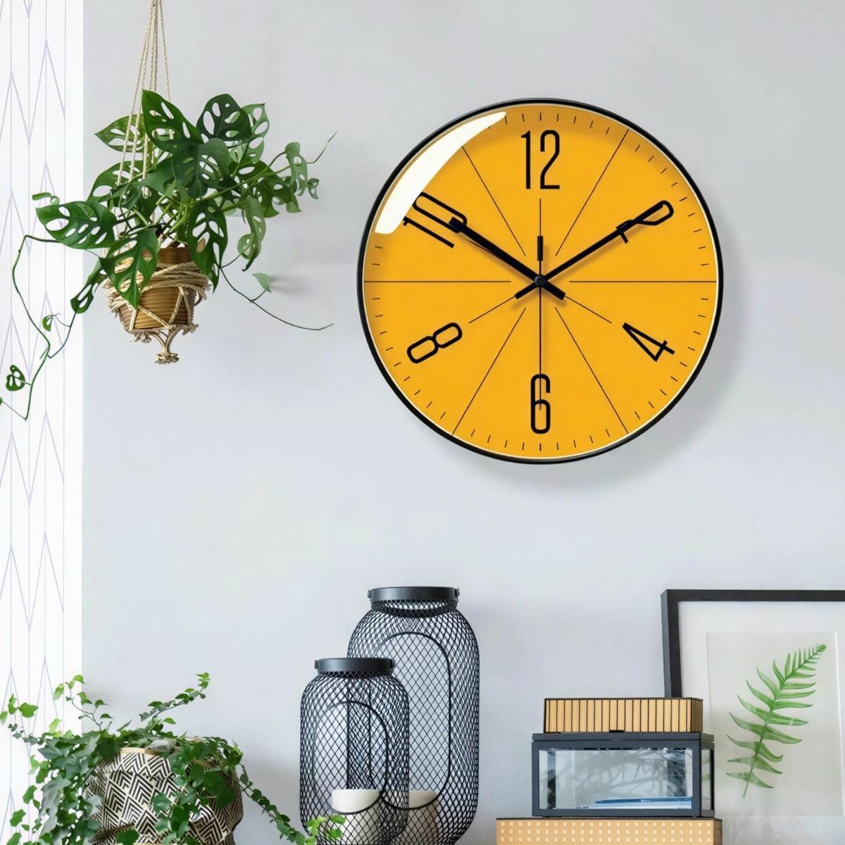 Minimalist Nordic Wall Clock With Silent Quartz Movement