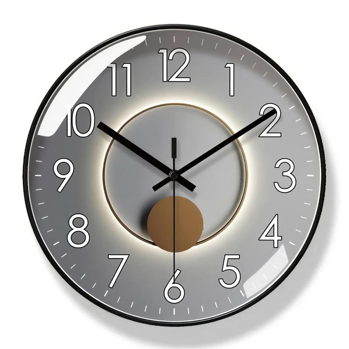 Minimalist Nordic Wall Clock With Silent Quartz Movement
