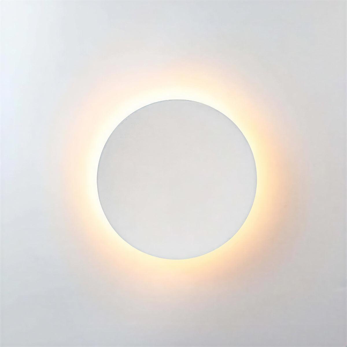 Minimalist Round Outdoor Wall Light Modern for Patio or Garden