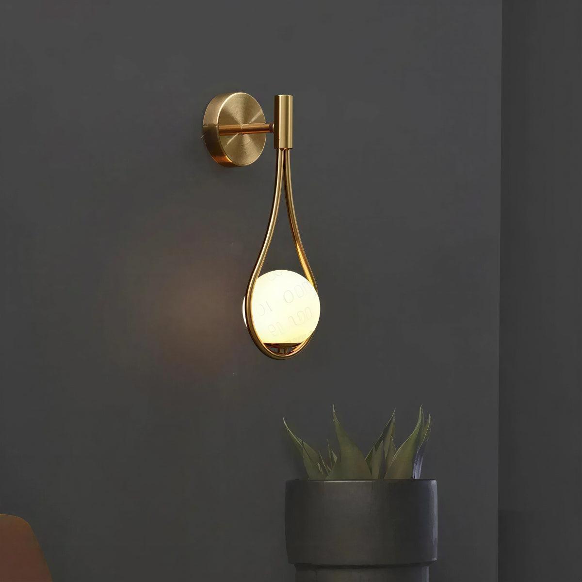 Minimalist Wall Sconce Lighting With Ambient Globe Glow