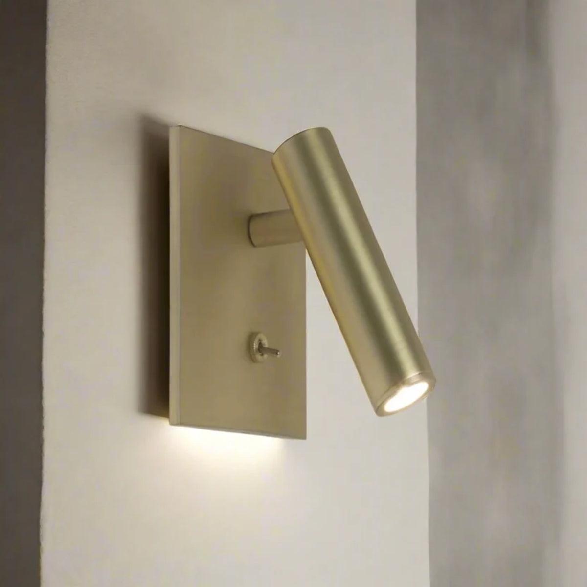 Modern Adjustable Wall Sconce Reading Light With Toggle Switch