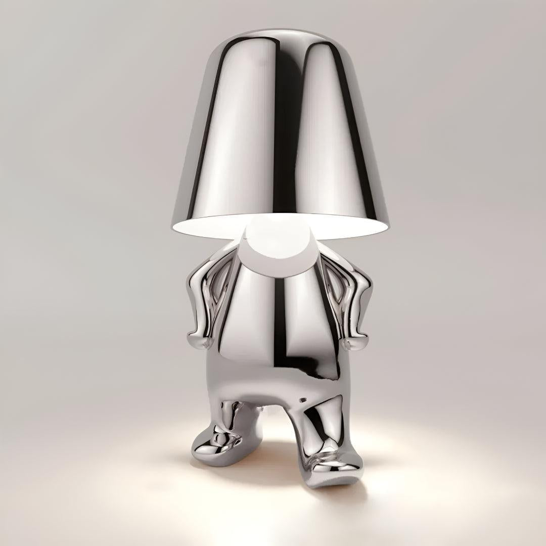 Modern Cordless Person Table Lamp With Dimmable LED Light