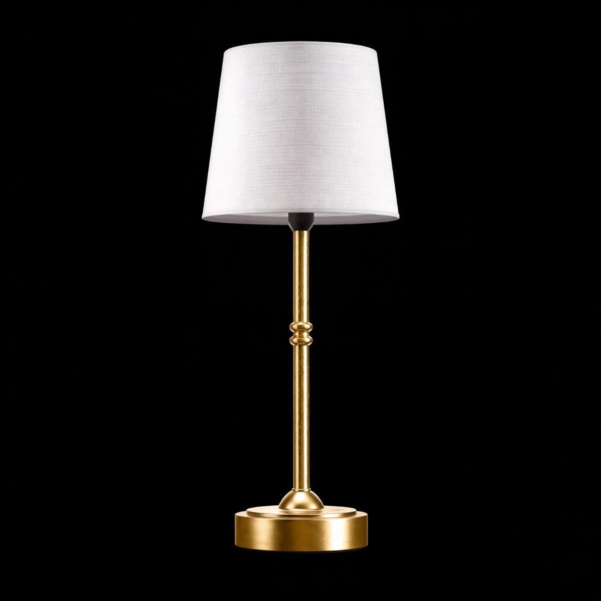 Modern Cordless Table Lamp With Rechargeable Battery and Shade