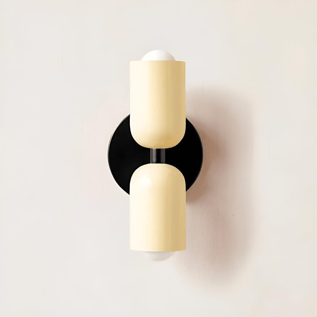 Modern Double Wall Sconce Lighting with Up and Down Glow