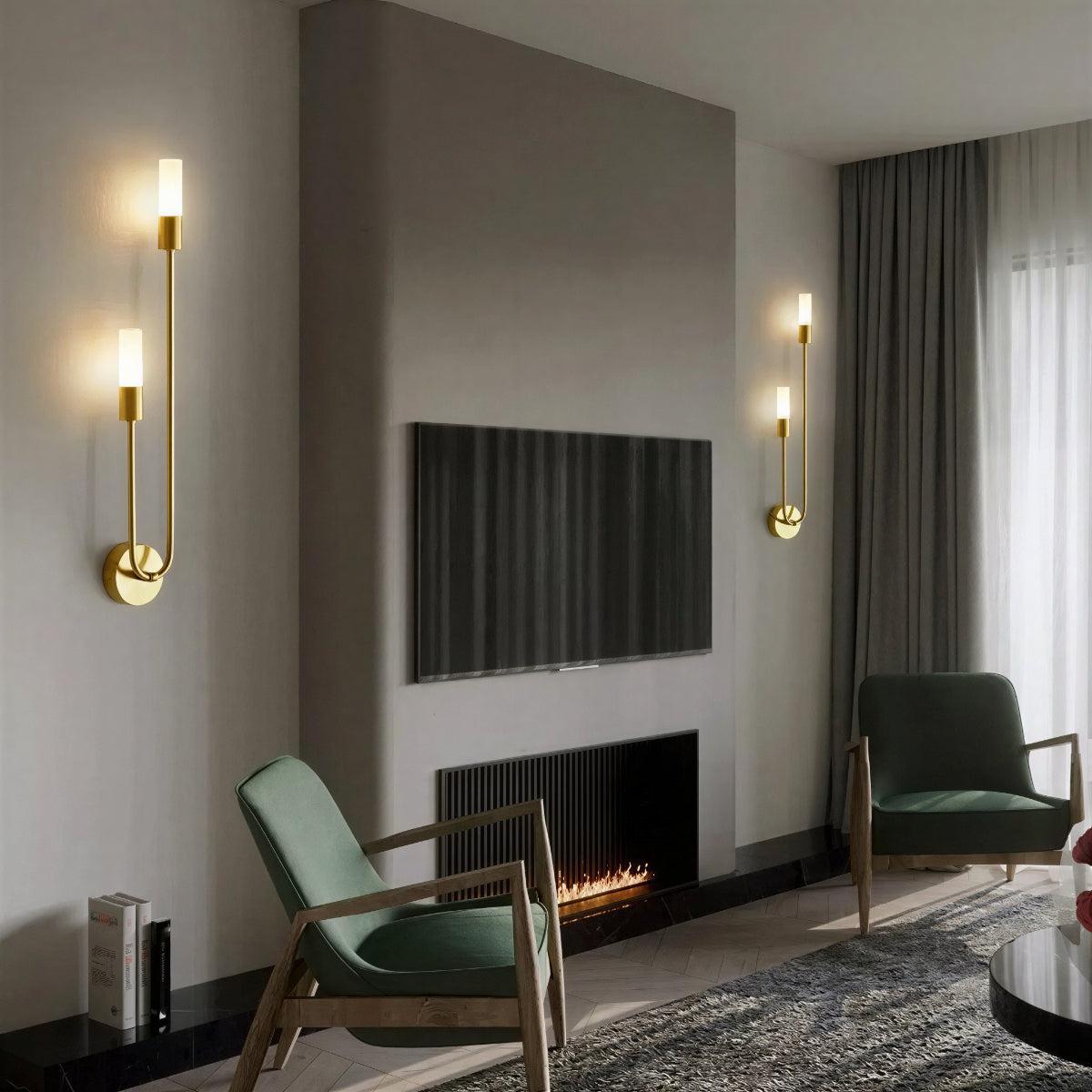 Modern Dual Glow Bedside Wall Sconce Light