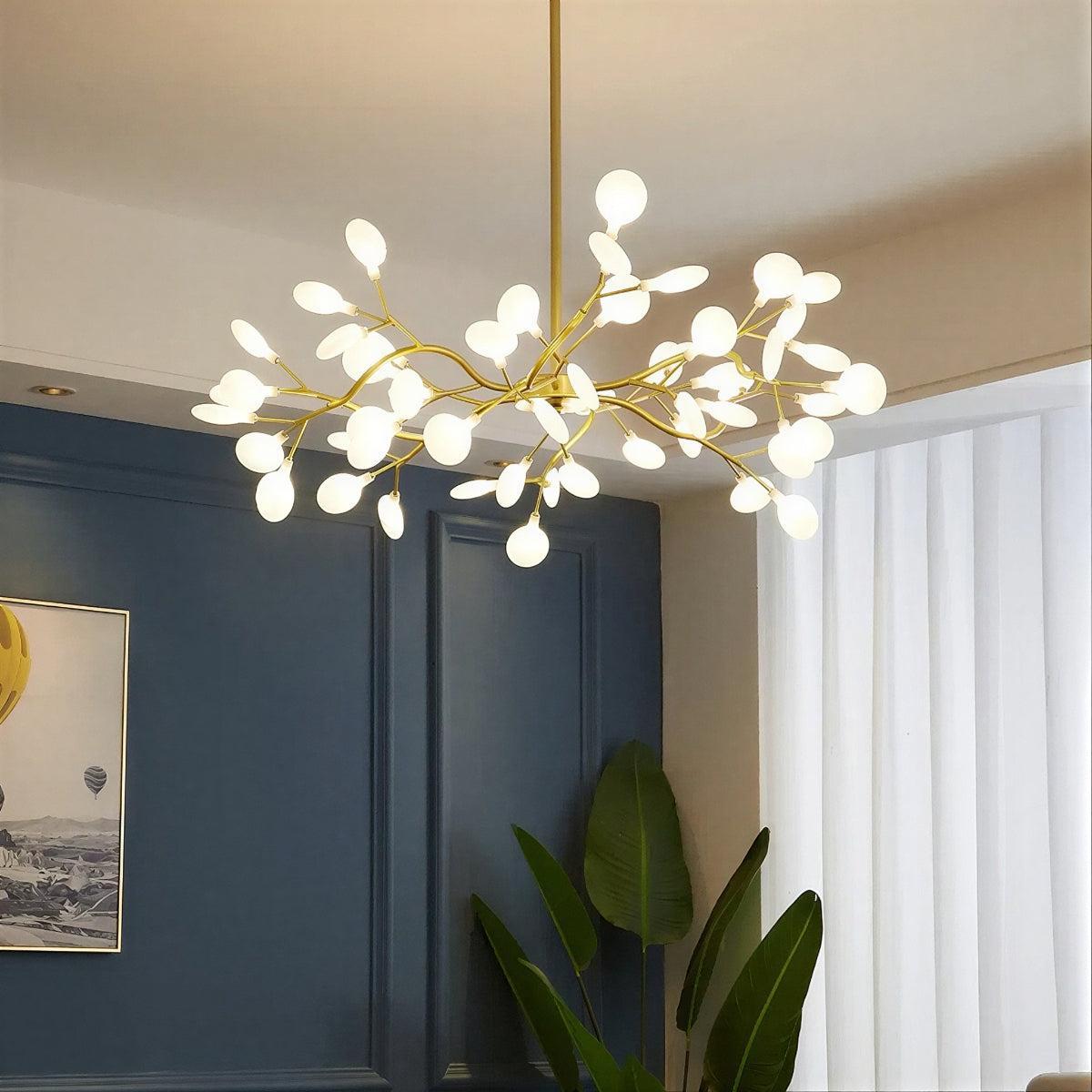 Modern Firefly Sputnik Chandelier Ceiling Light