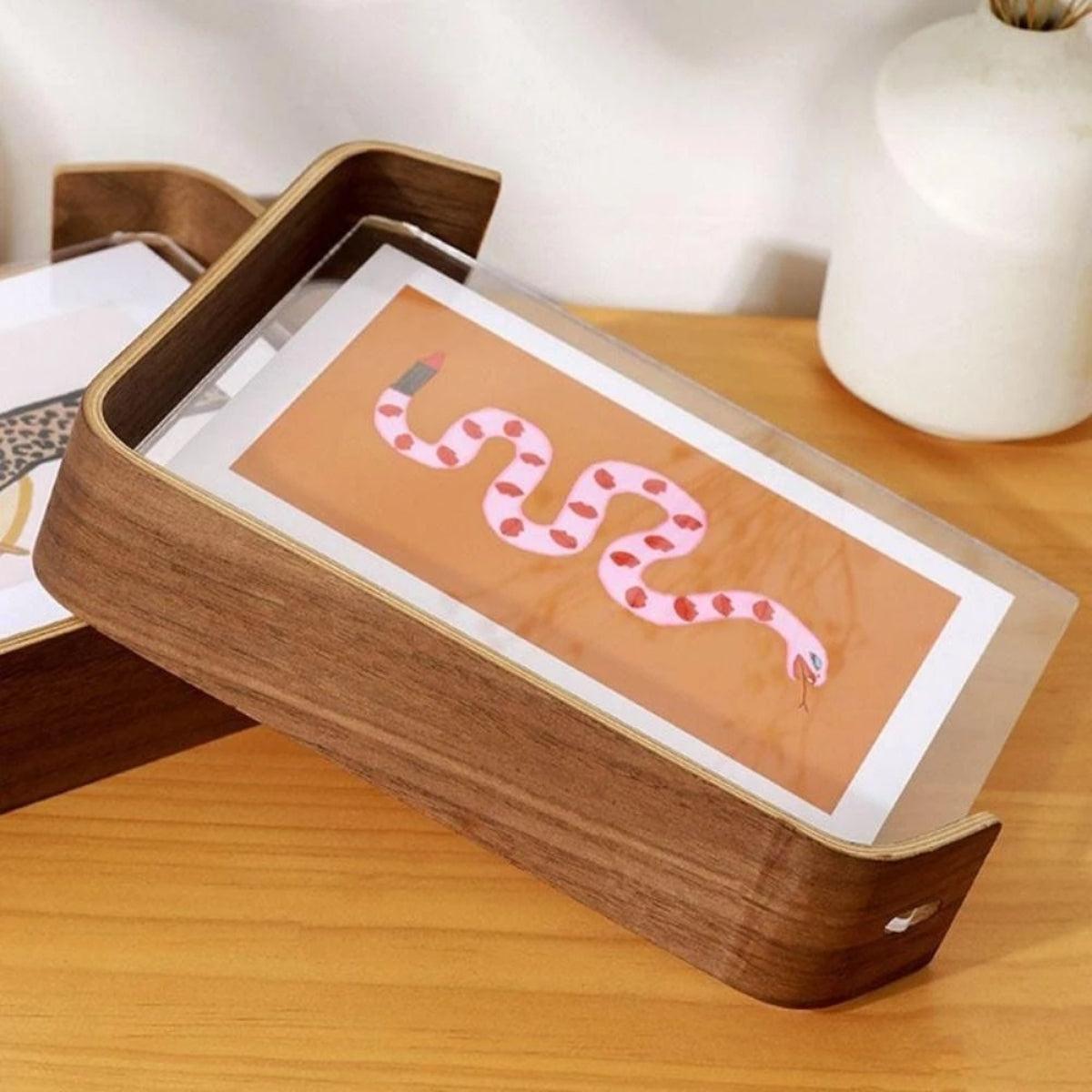 Modern Floating Double Sided Photo Frame With Modern Design