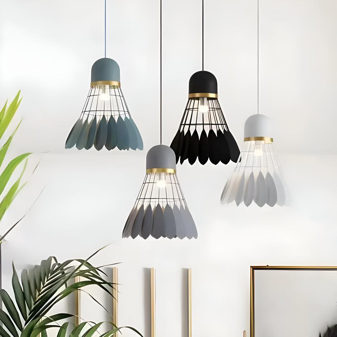Modern Floral Pendant Light with Petal Design