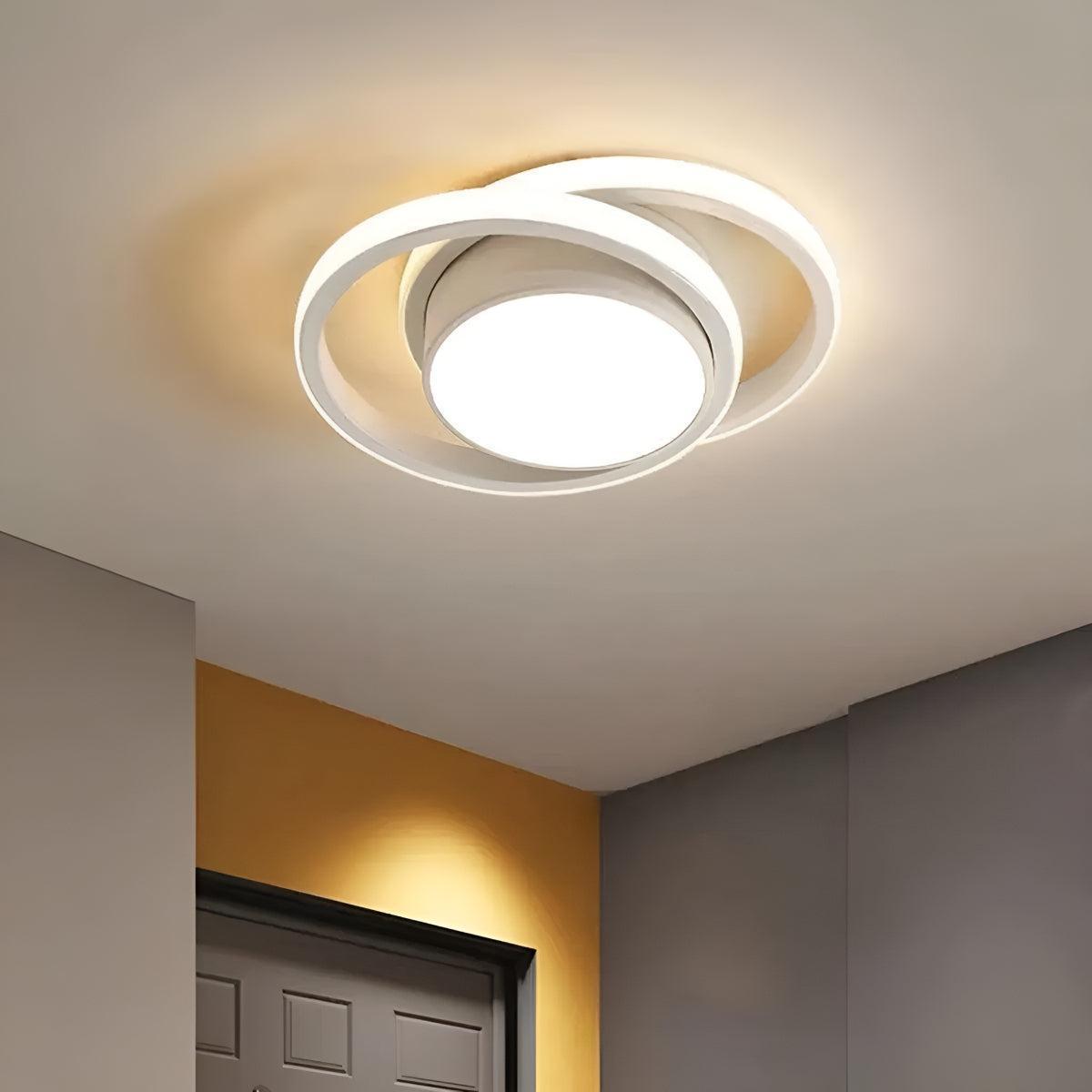 Modern Geometric Ceiling Light For Living Spaces