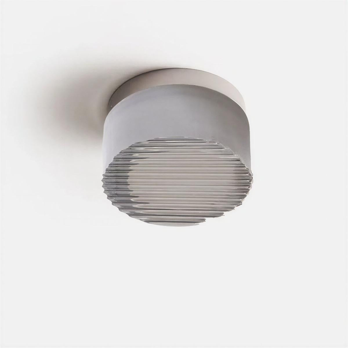 Modern Grated Wall Sconce Lighting With Ambient Glow