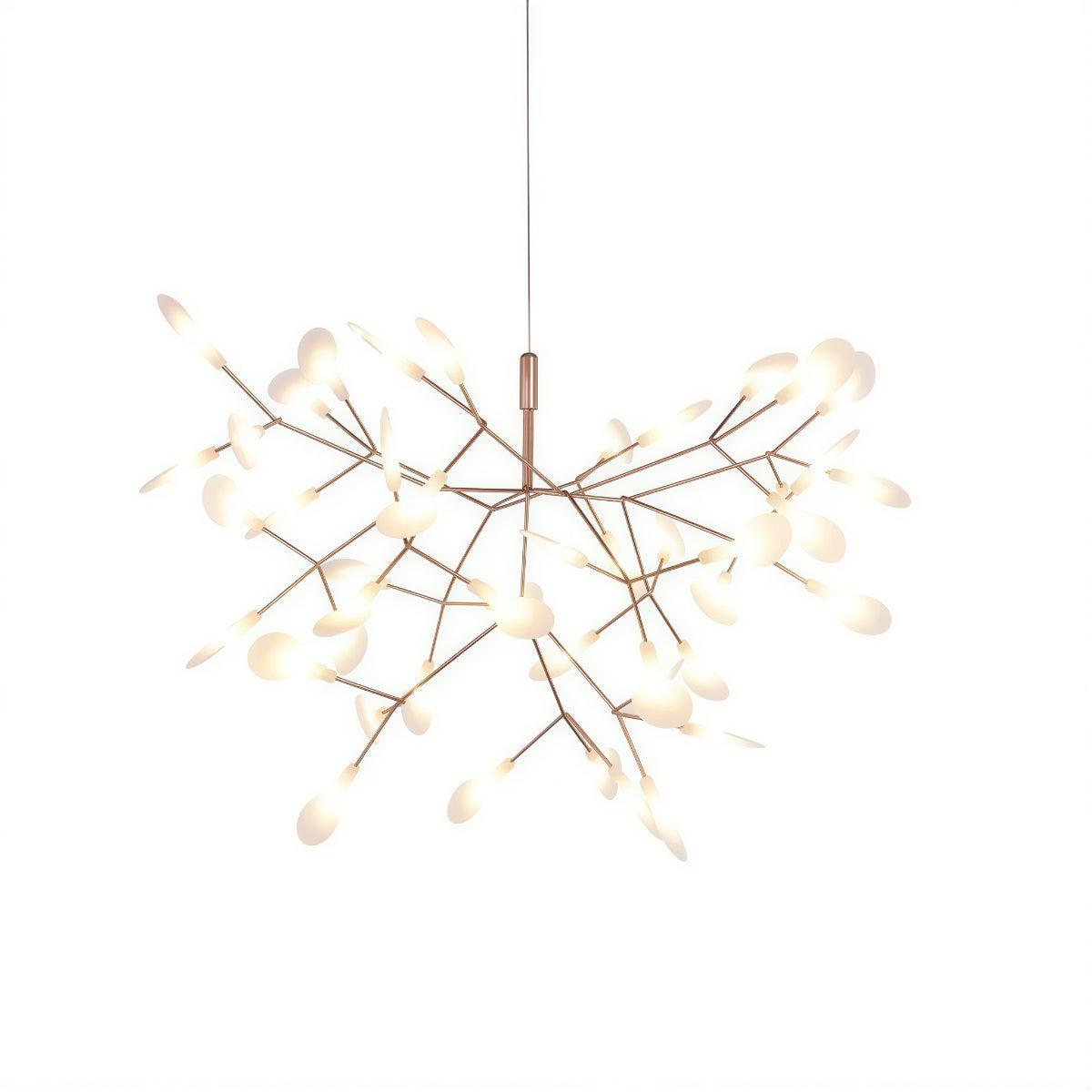 Modern Heracleum Branching Chandelier Light Fixture