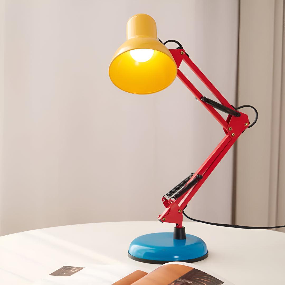 Modern Memphis Table Lamp for Office Desk Lighting With Adjustable Arm