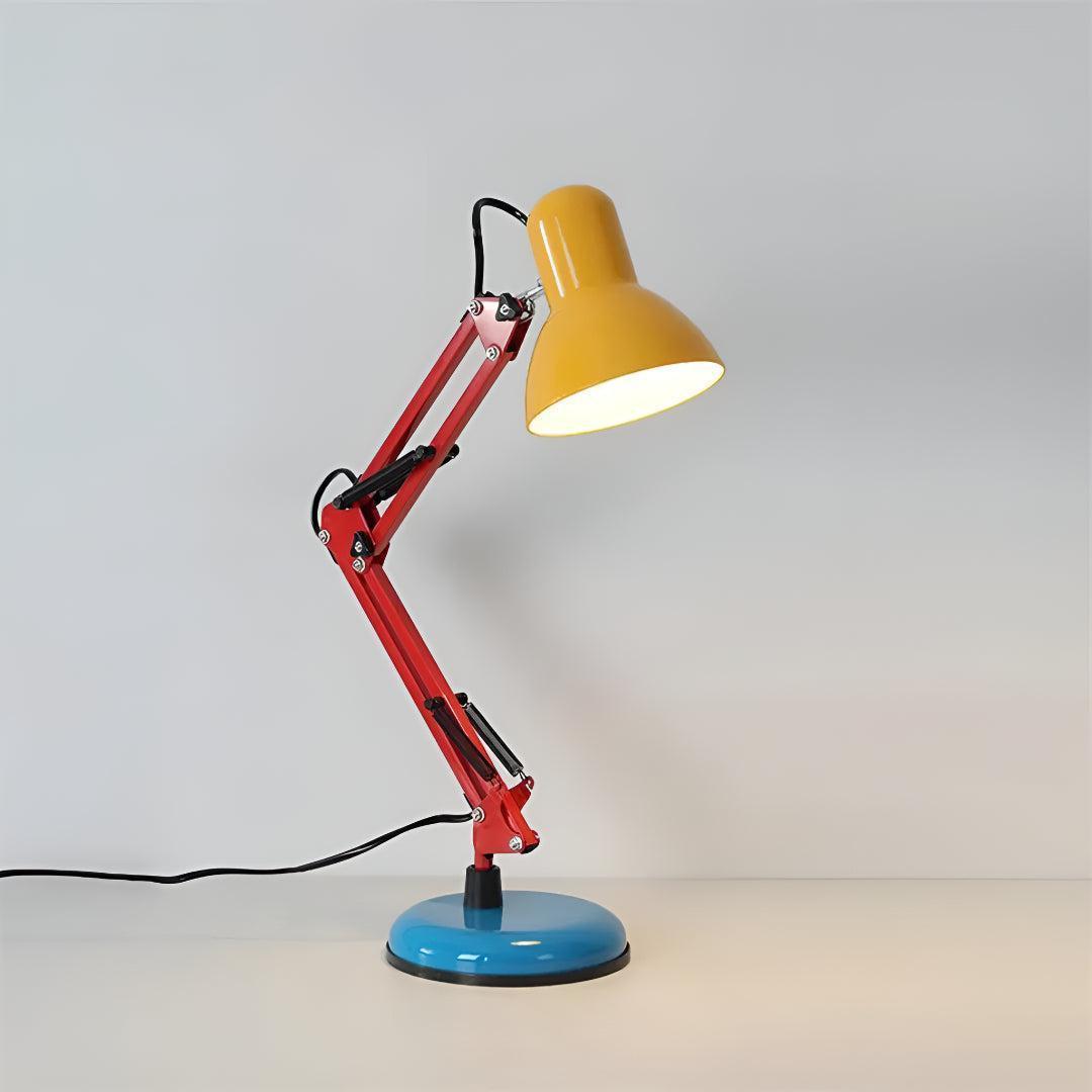 Modern Memphis Table Lamp for Office Desk Lighting With Adjustable Arm