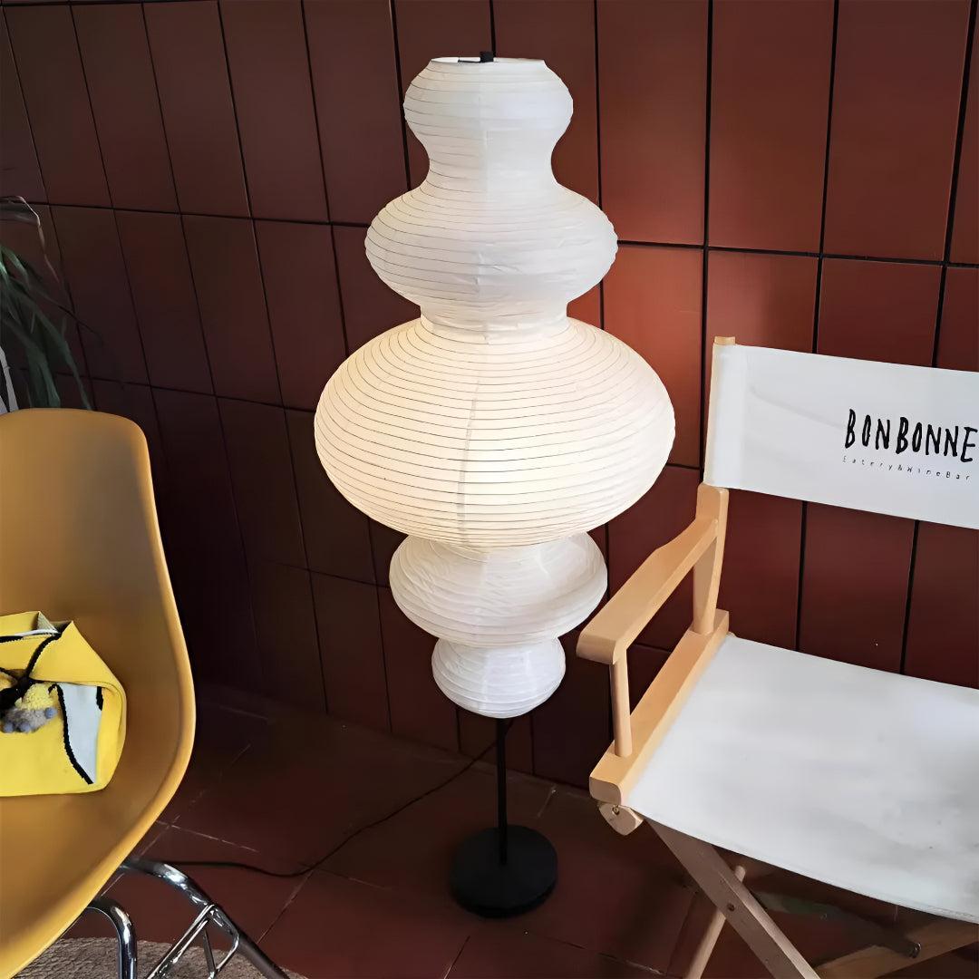 Modern Noguchi Paper Floor Lamp for Living Room Lighting
