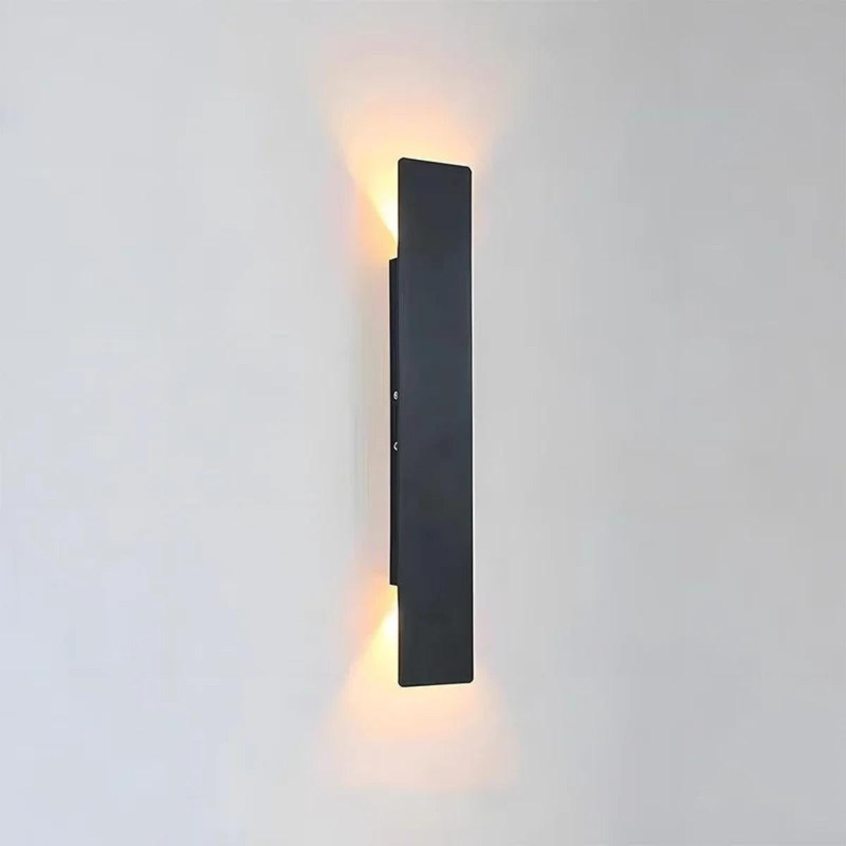 Modern Outdoor Wall Light With Up Down Lighting For Exterior Walls