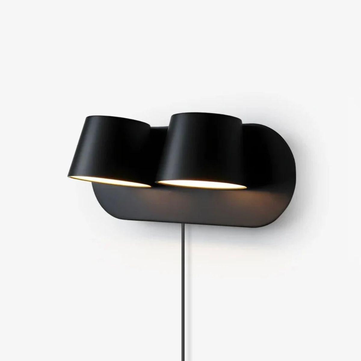 Modern Plug In Wall Sconce Light With Adjustable Light