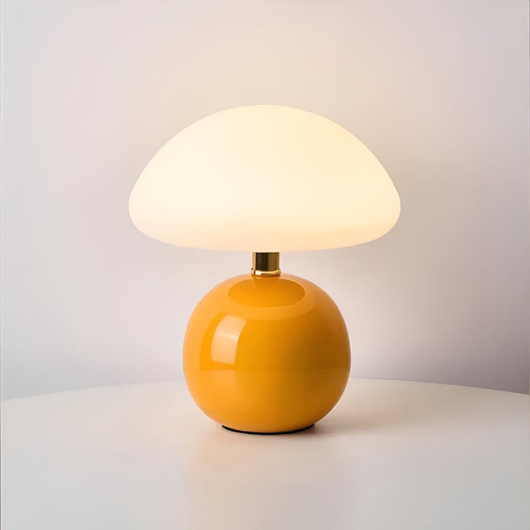 Modern Scandinavian Mushroom Cloud LED Desk and Table Lamp With 3 Modes