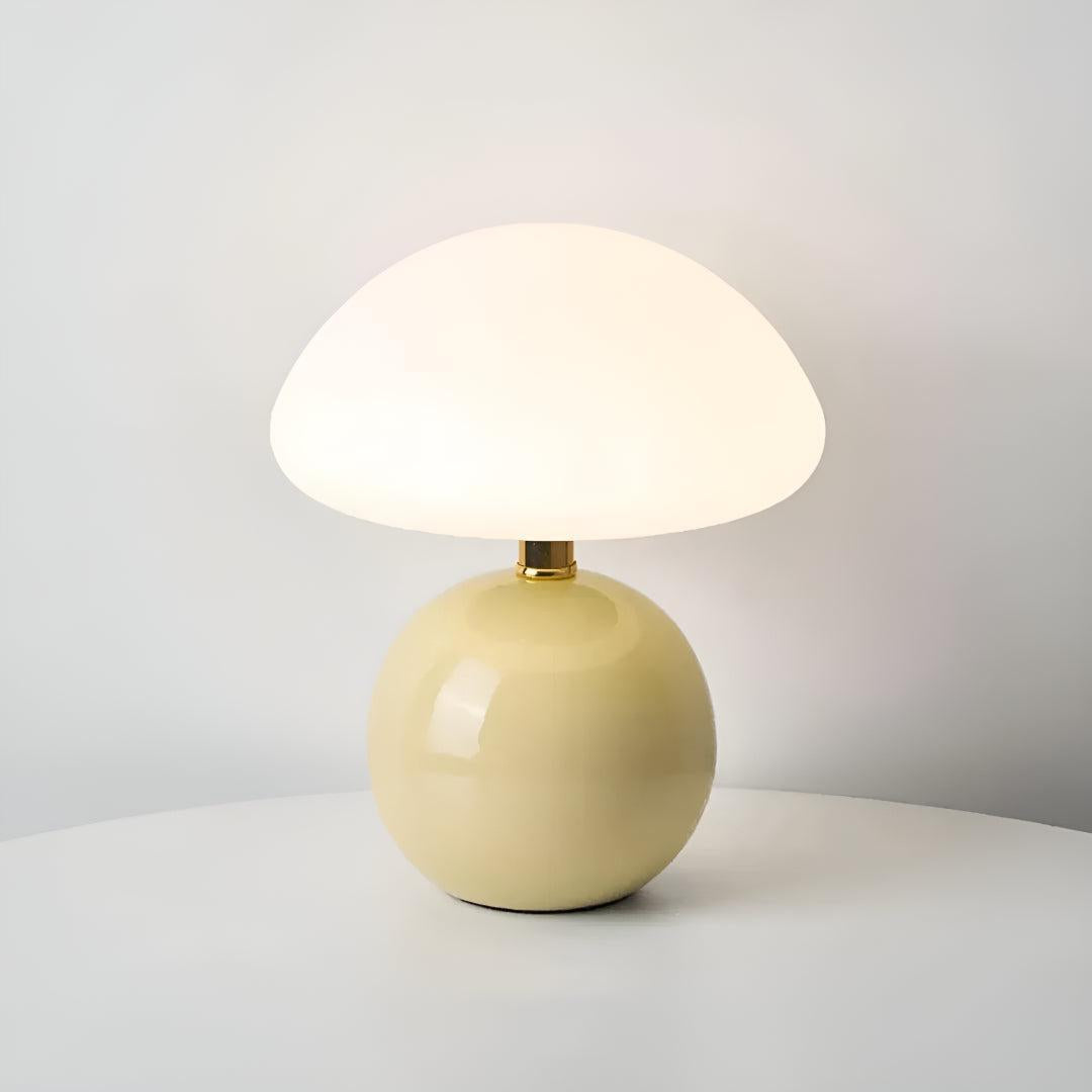 Modern Scandinavian Mushroom Cloud LED Desk and Table Lamp With 3 Modes