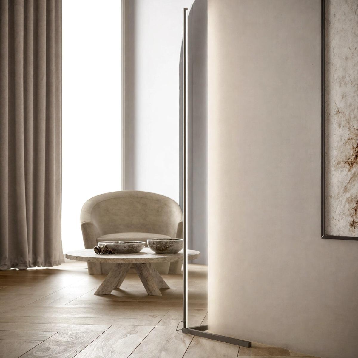 Modern Standing Bar Floor Lamp With Dimmable Light And Light Temperature Control