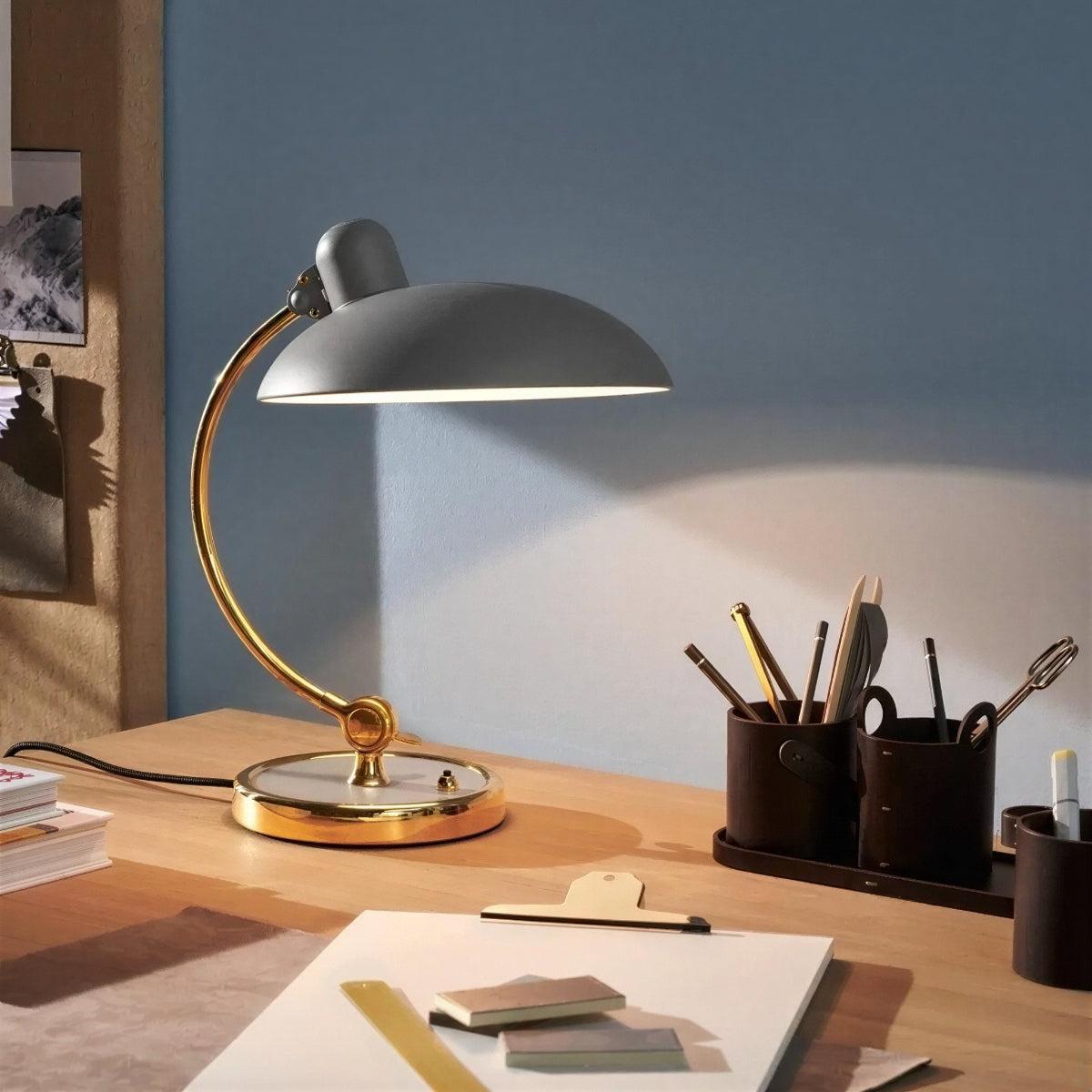 Modern Table Lamp with Dome for Desk