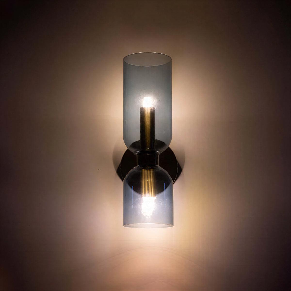 Modern Wall Sconce Light Fixture With Glass Shade