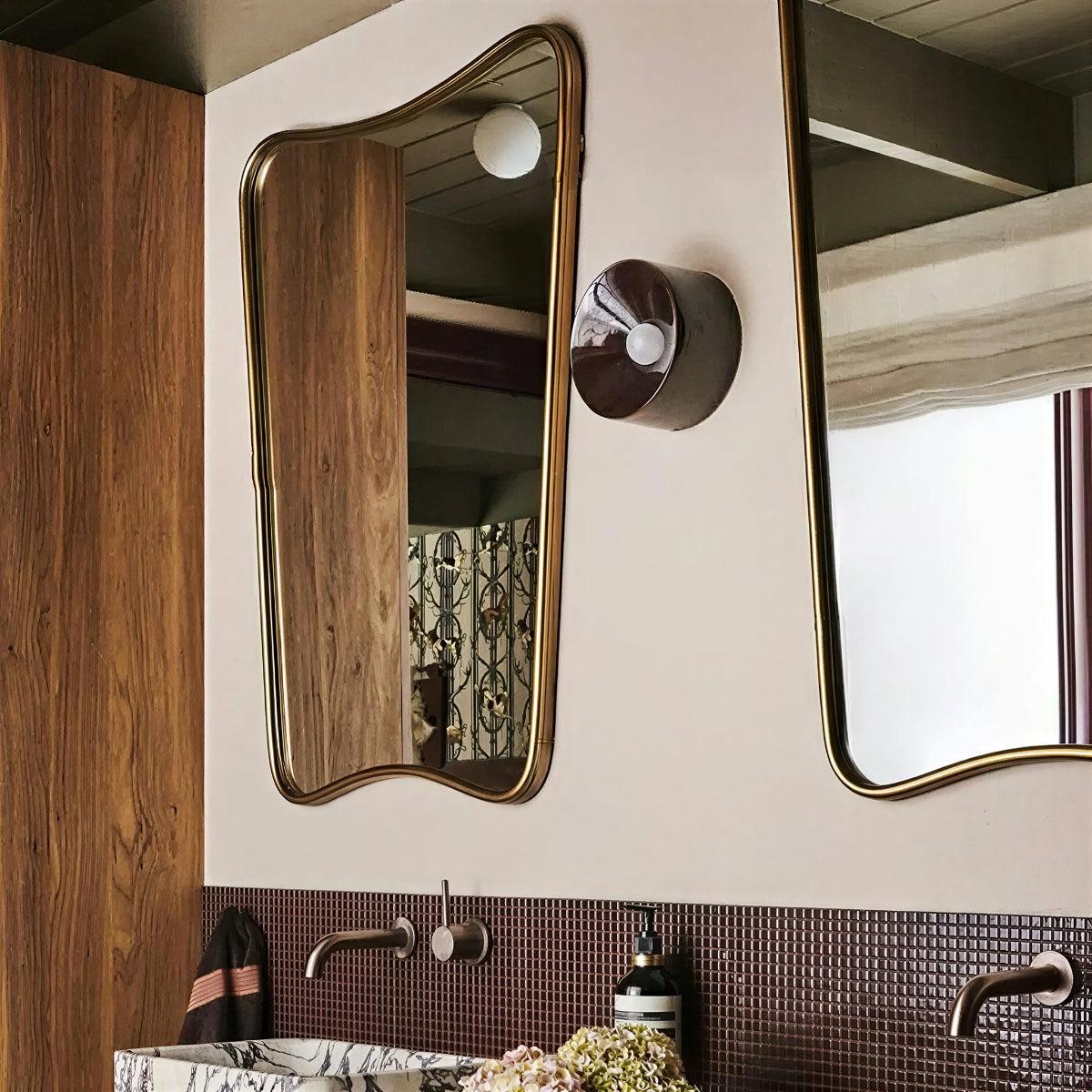 Modern Wall Sconce Light With Reflective Glow