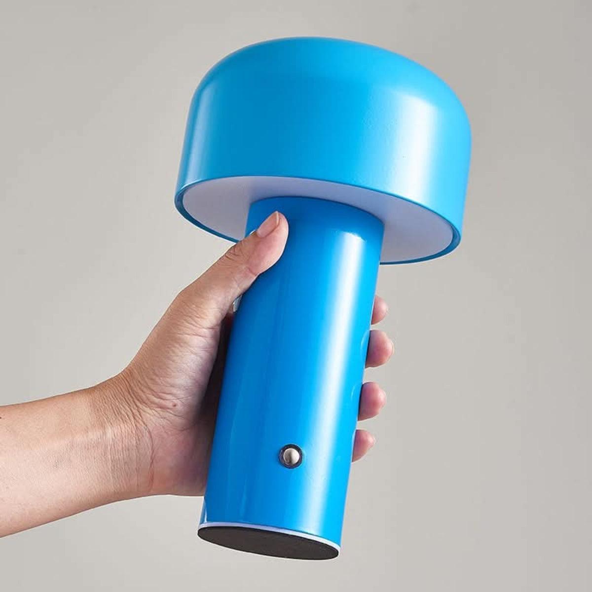 Mushroom Table Lamp With Cordless Rechargeable Design