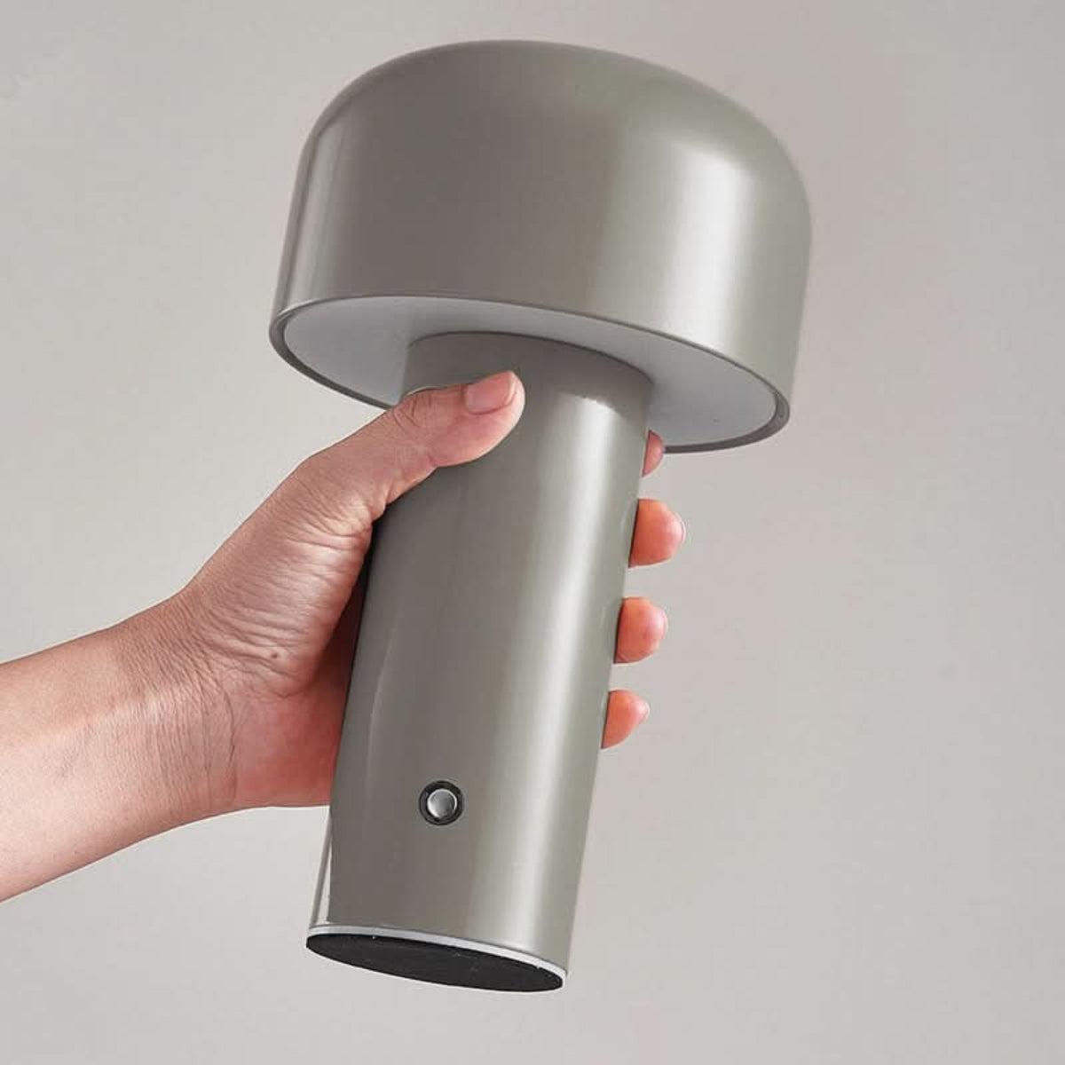 Mushroom Table Lamp With Cordless Rechargeable Design