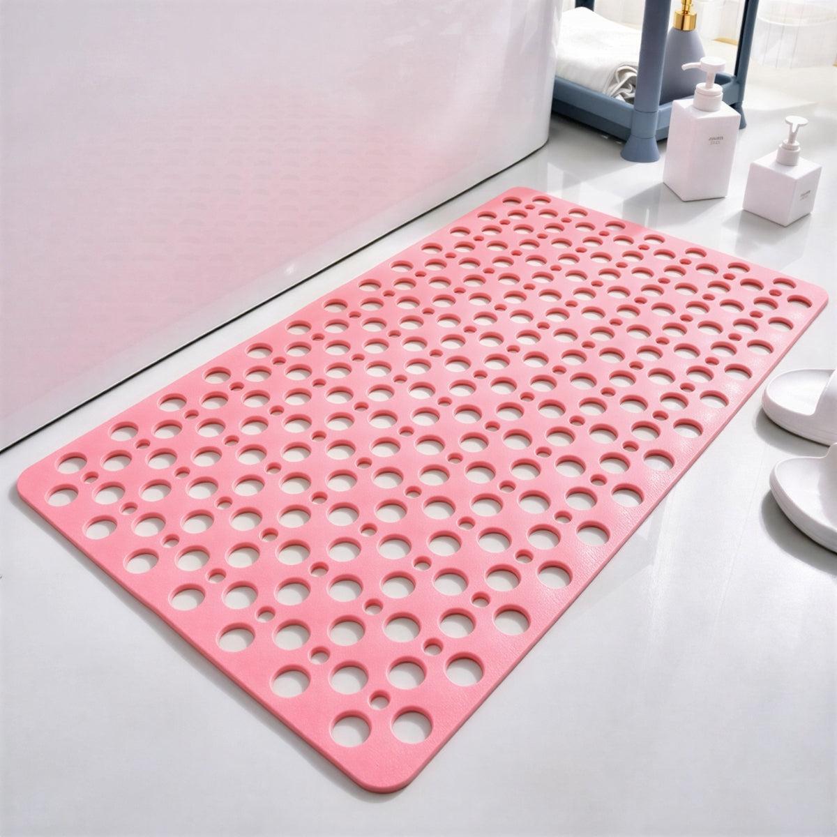 Non Slip Bathroom Mat With Suction Cup And Quick Drying Drainage