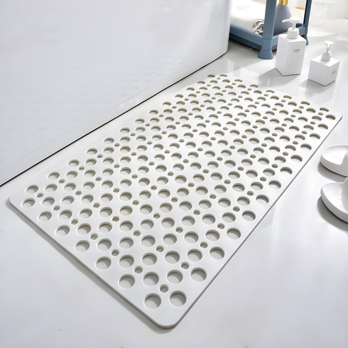 Non Slip Bathroom Mat With Suction Cup And Quick Drying Drainage