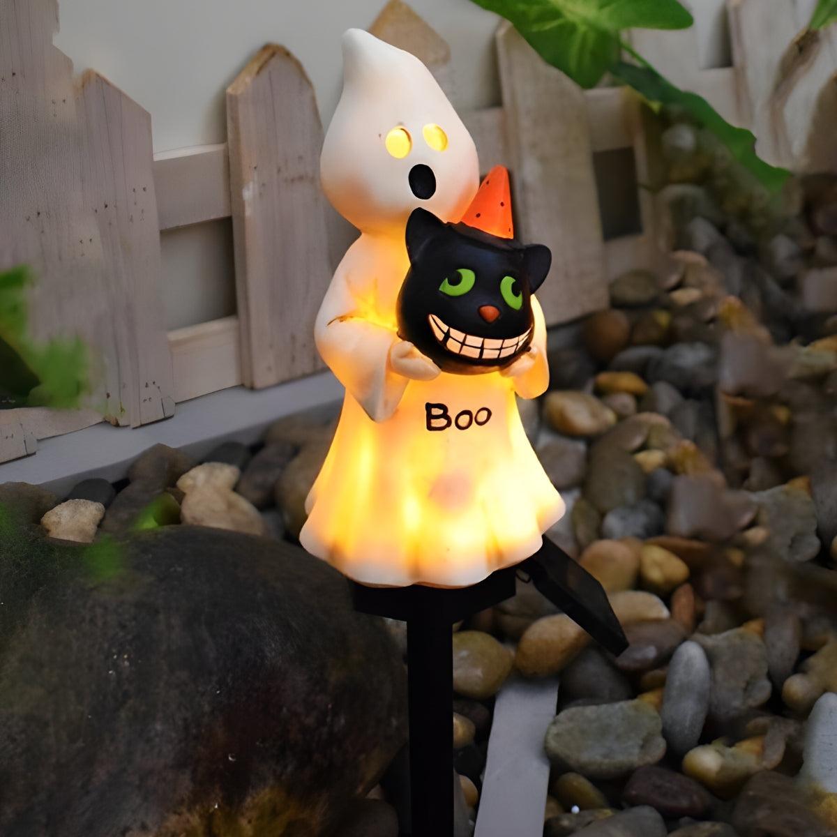Outdoor Halloween Pumpkin Decorations Solar Pathway Lights