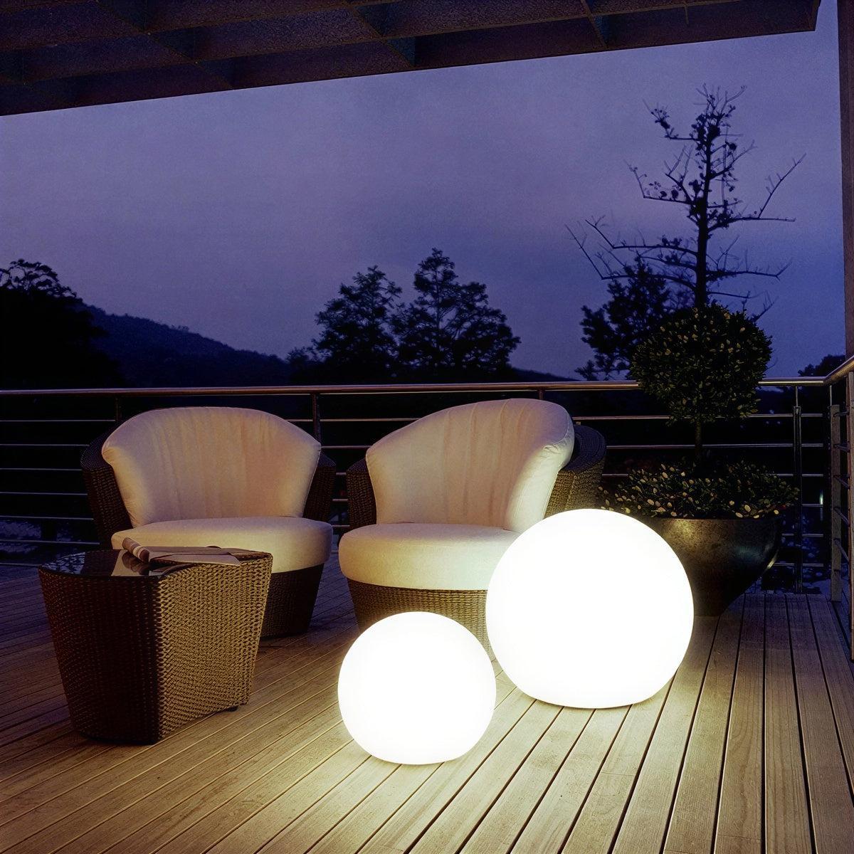 Outdoor Spherical Globe Lamps For Patio And Yard With Remote Control