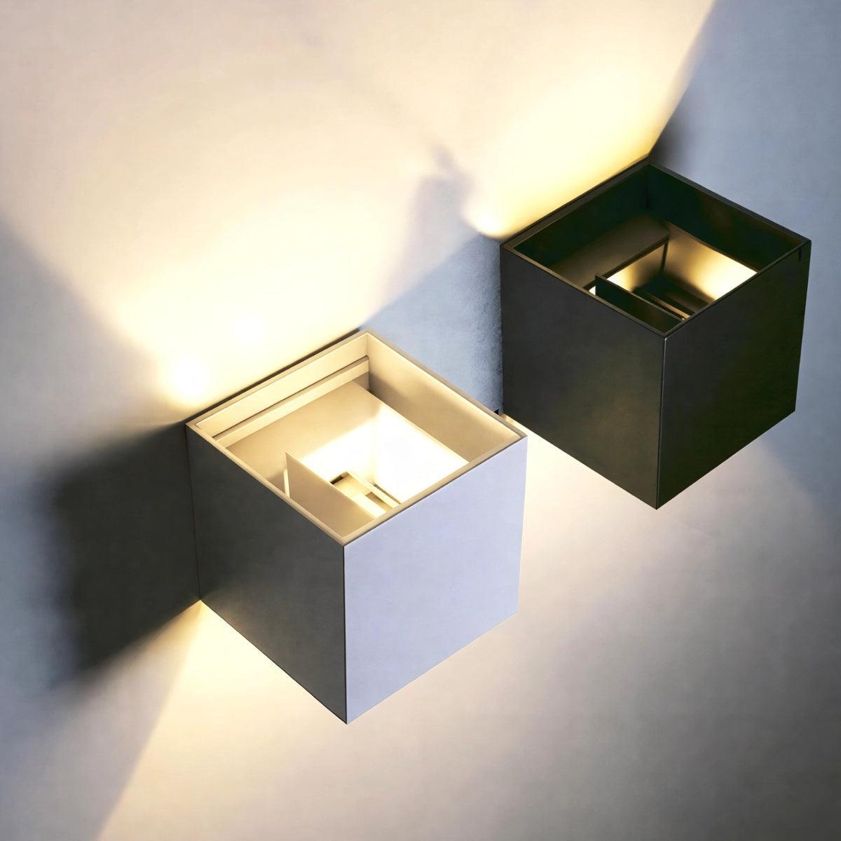 Outdoor Square Wall Light With Modern Sconce Fixture Style
