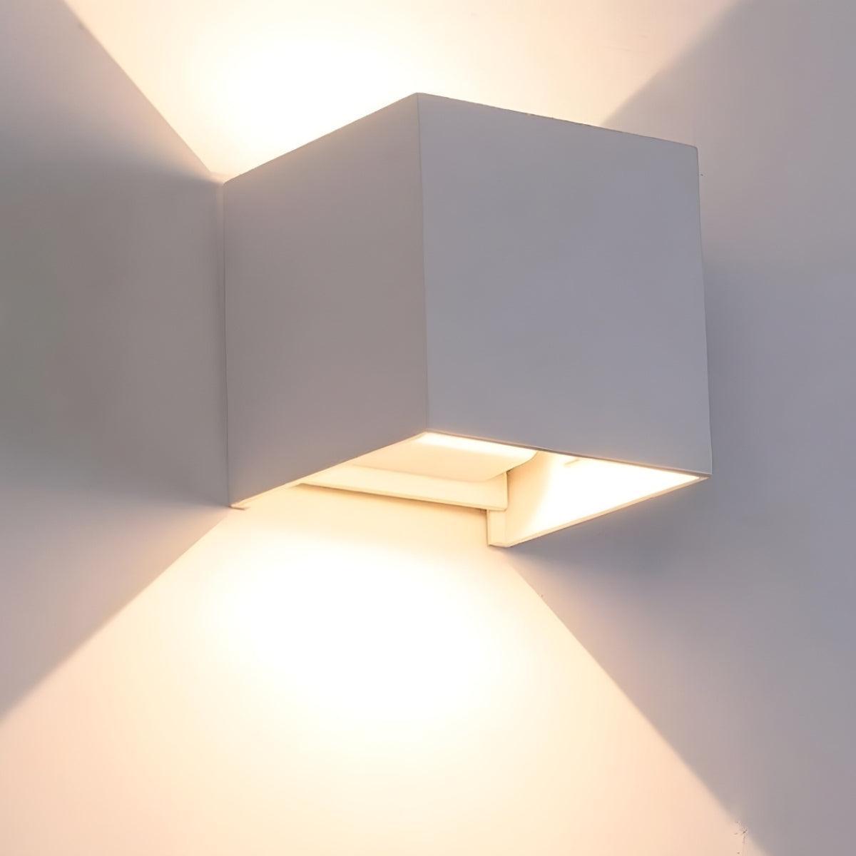 Outdoor Square Wall Light With Modern Sconce Fixture Style